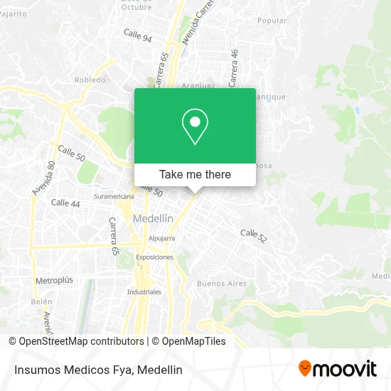 Insumos Medicos Fya map