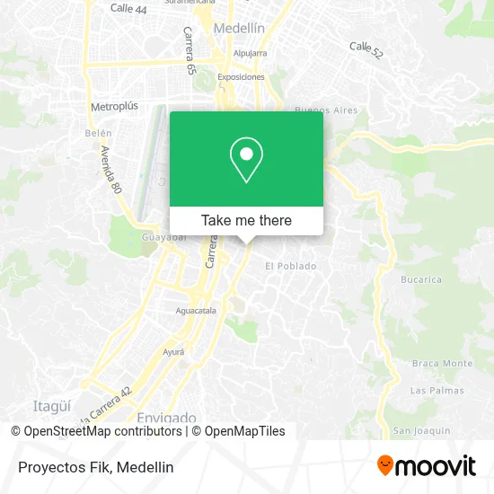Proyectos Fik map