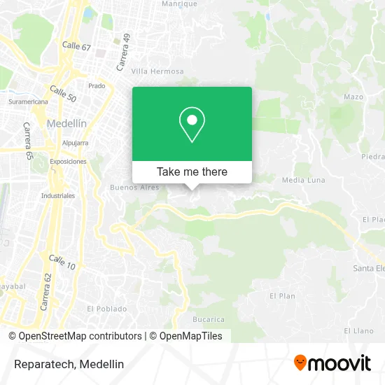 Reparatech map