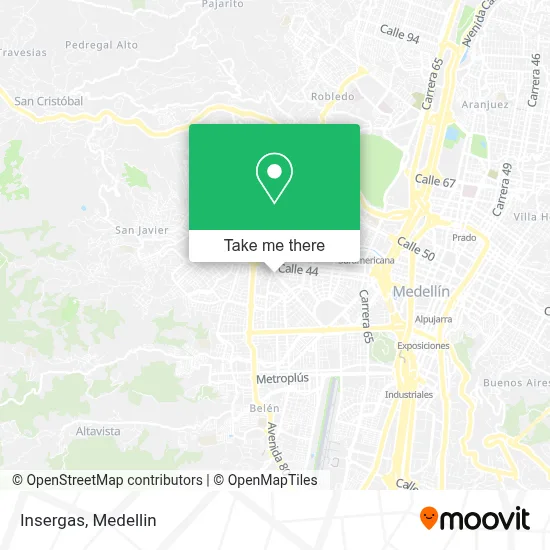 Insergas map