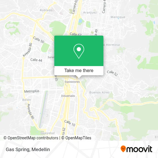 Gas Spring map