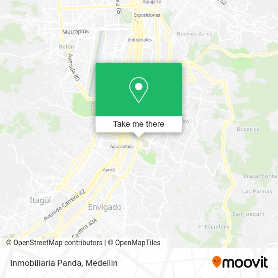 Inmobiliaria Panda map