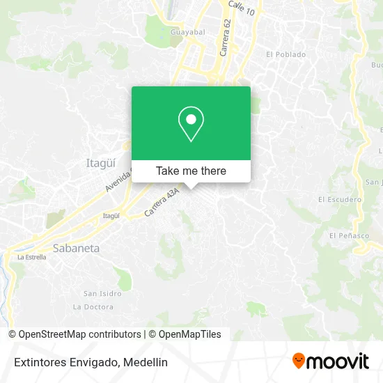 Extintores Envigado map