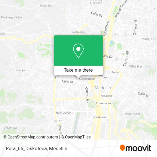 Ruta_66_Diskoteca map