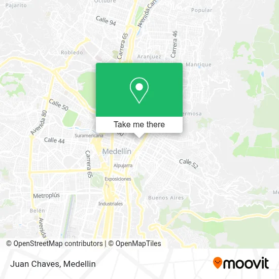 Juan Chaves map