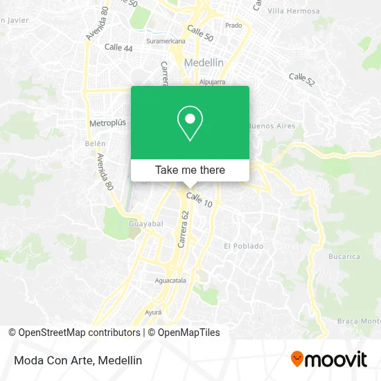 Moda Con Arte map