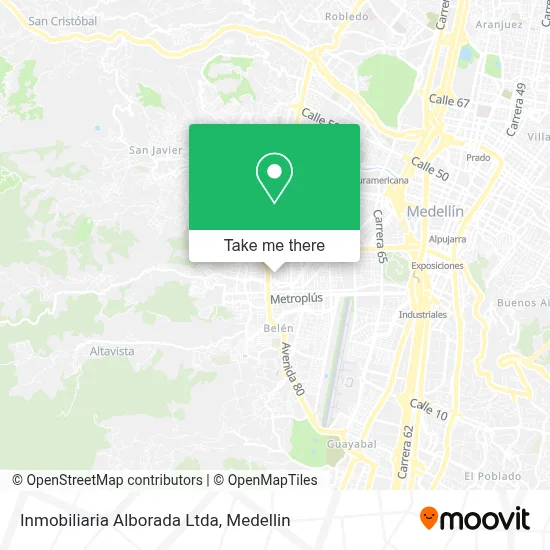 Inmobiliaria Alborada Ltda map