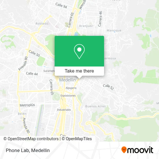 Phone Lab map