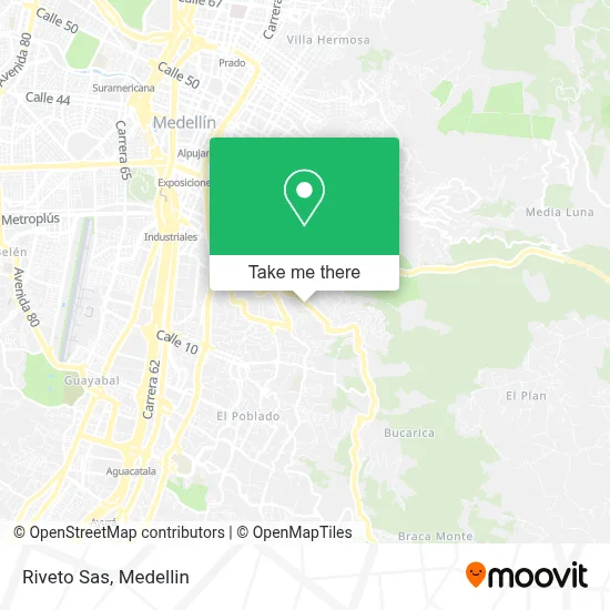 Riveto Sas map