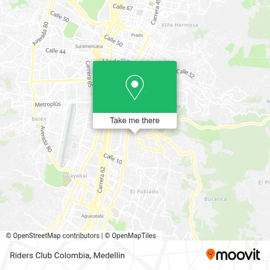 Riders Club Colombia map