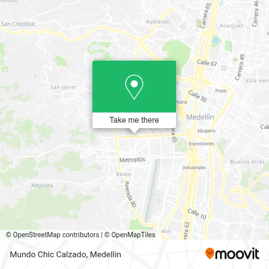Mundo Chic Calzado map