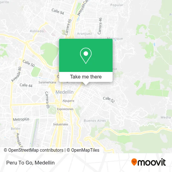 Peru To Go map