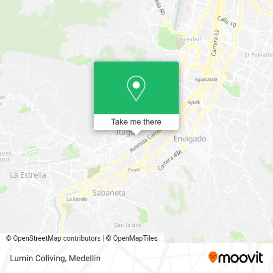 Lumin Coliving map