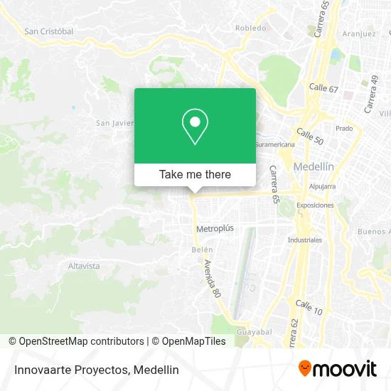 Innovaarte Proyectos map