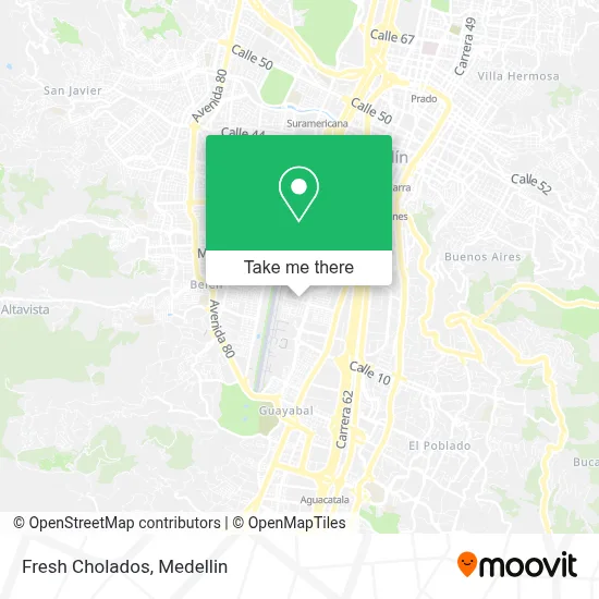 Fresh Cholados map