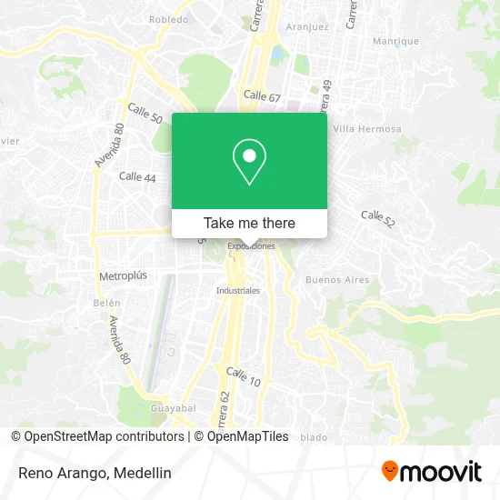 Reno Arango map