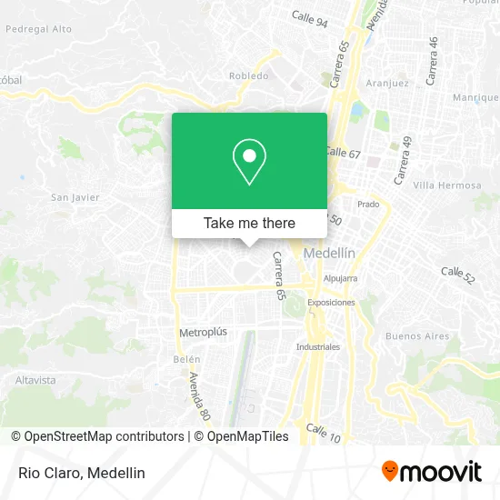 Rio Claro map