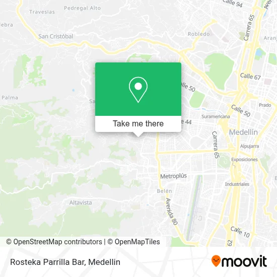 Rosteka Parrilla Bar map