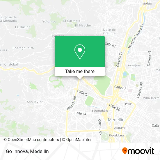 Go Innova map