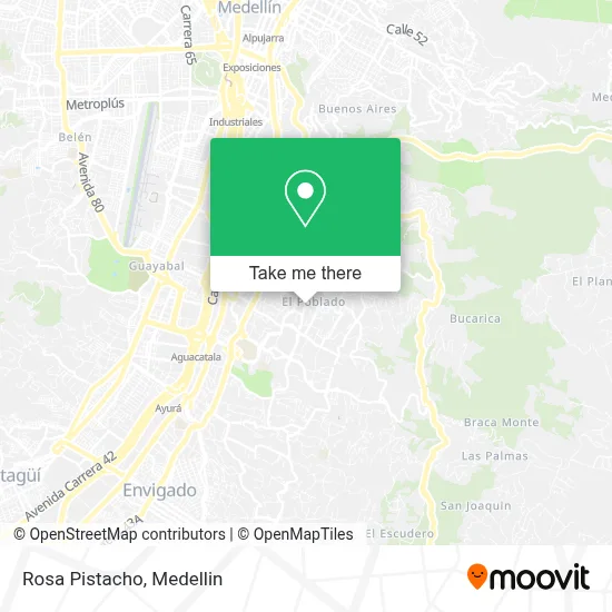 Rosa Pistacho map