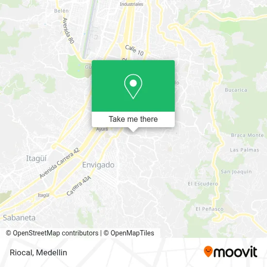 Riocal map