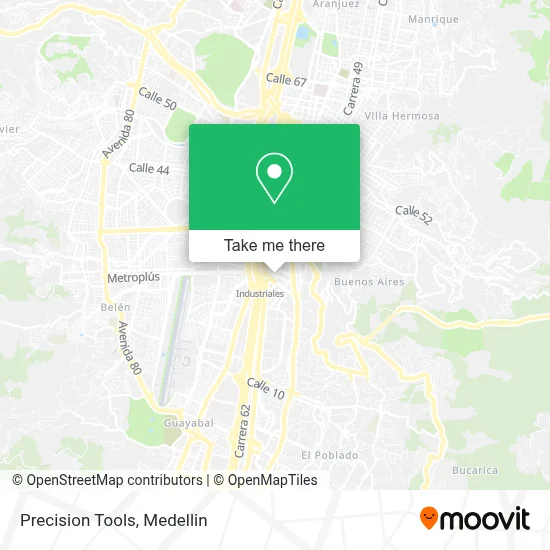 Precision Tools map
