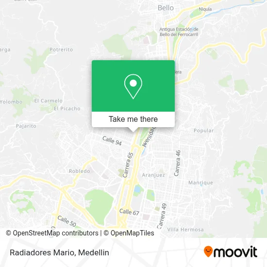 Radiadores Mario map