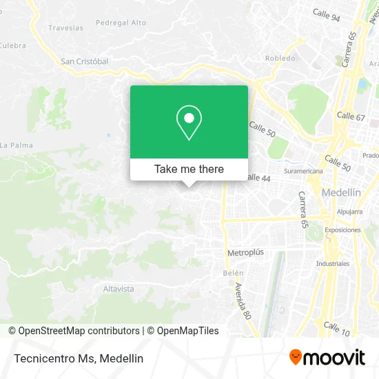 Tecnicentro Ms map
