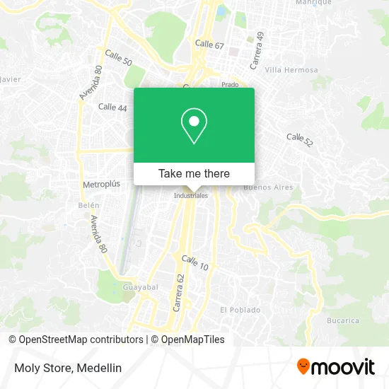 Moly Store map