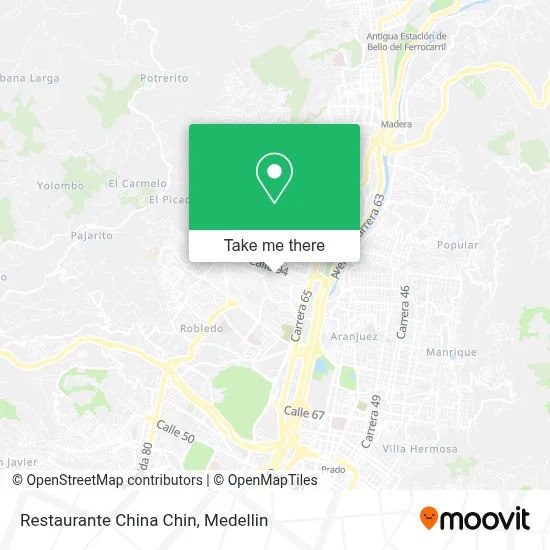 Restaurante China Chin map