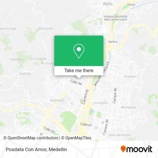 Posdata Con Amor map