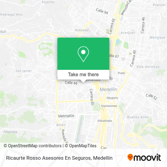 Ricaurte Rosso Asesores En Seguros map