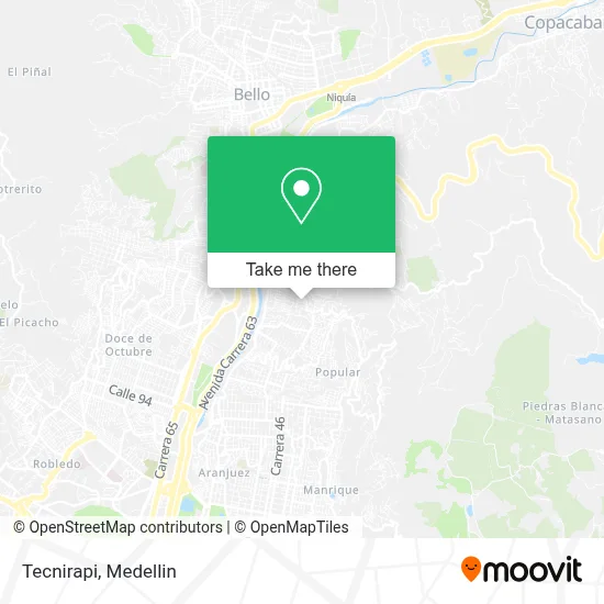 Tecnirapi map