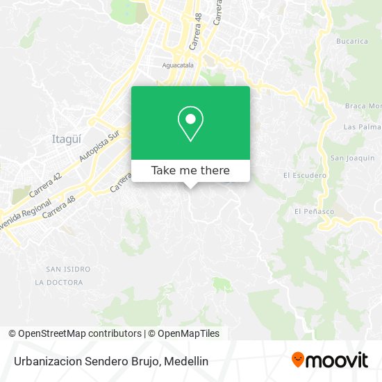 Urbanizacion Sendero Brujo map