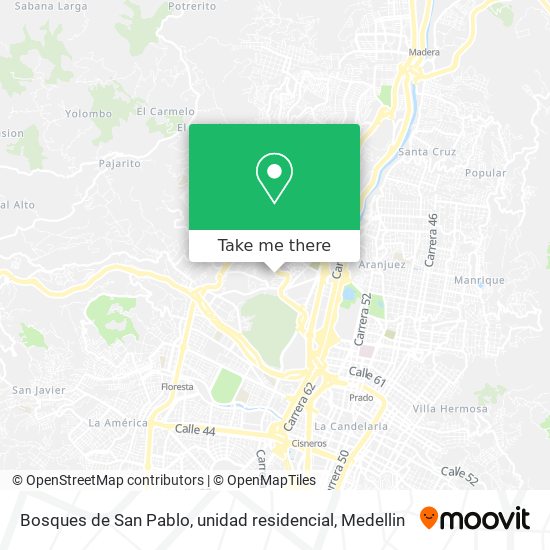 Bosques de San Pablo, unidad residencial map