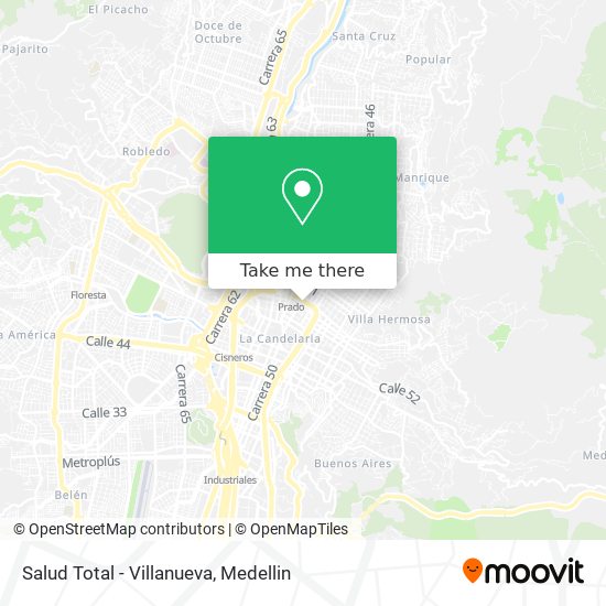 Salud Total - Villanueva map