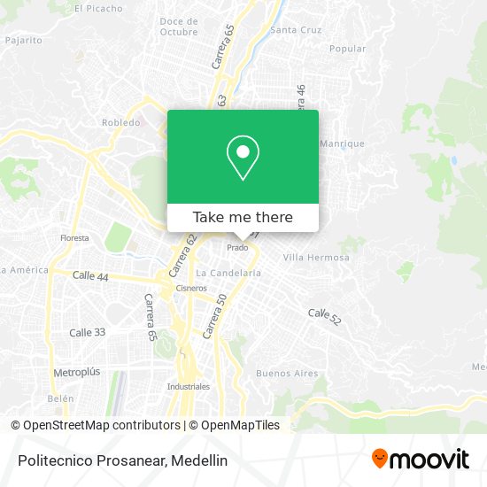 Mapa de Politecnico Prosanear