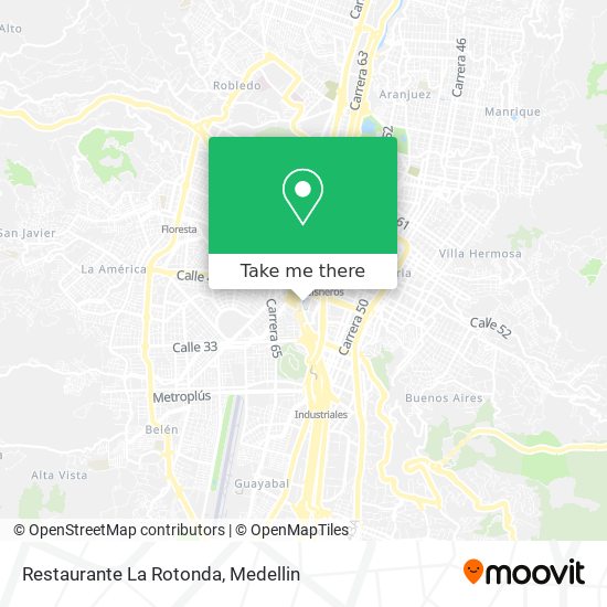 Mapa de Restaurante La Rotonda