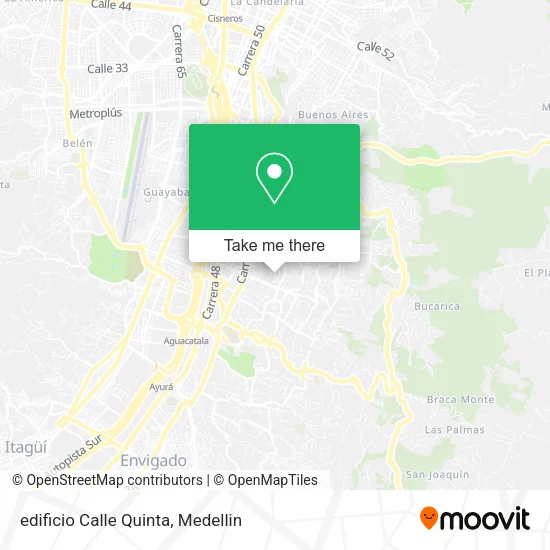 edificio Calle Quinta map