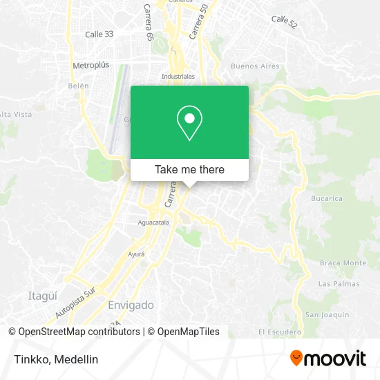 Mapa de Tinkko
