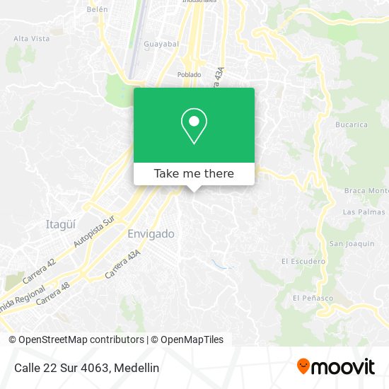 Calle 22 Sur 4063 map