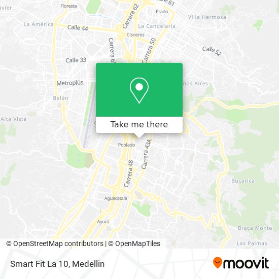 Mapa de Smart Fit La 10