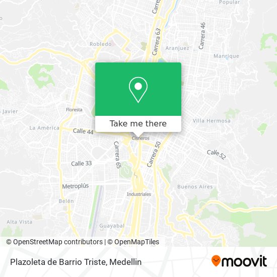 Mapa de Plazoleta de Barrio Triste