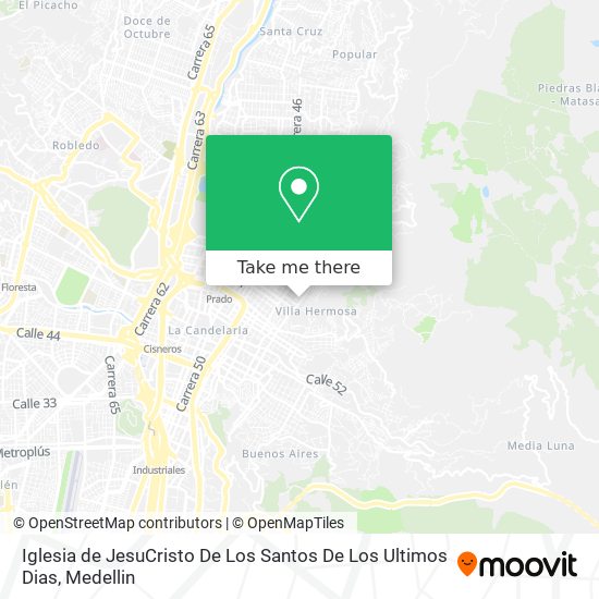 Iglesia de JesuCristo De Los Santos De Los Ultimos Dias map