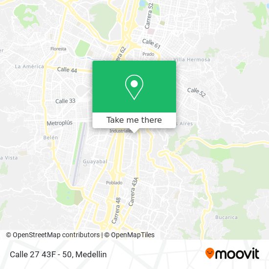 Calle 27 43F - 50 map