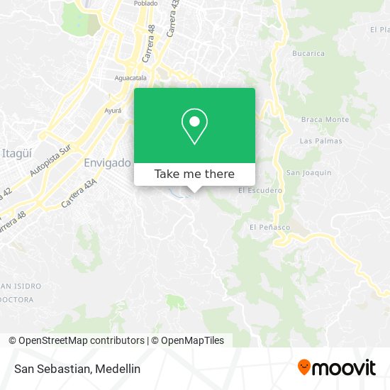 Mapa de San Sebastian