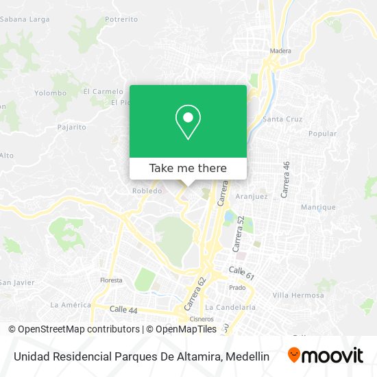 Mapa de Unidad Residencial Parques De Altamira