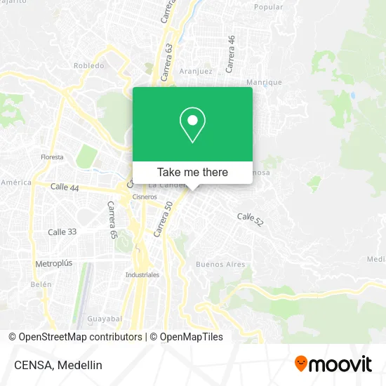 CENSA map