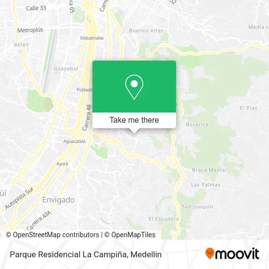 Parque Residencial La Campiña map