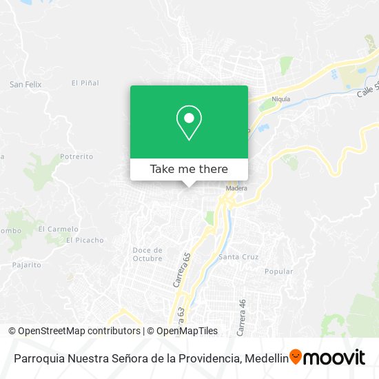 Mapa de Parroquia Nuestra Señora de la Providencia